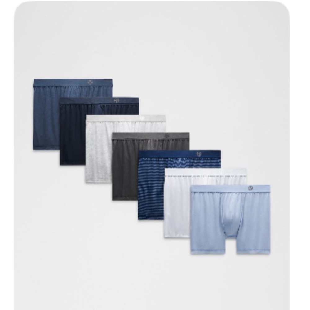 NWT - Lululemon Always In Motion Boxer Briefs - 7 Pack 5”